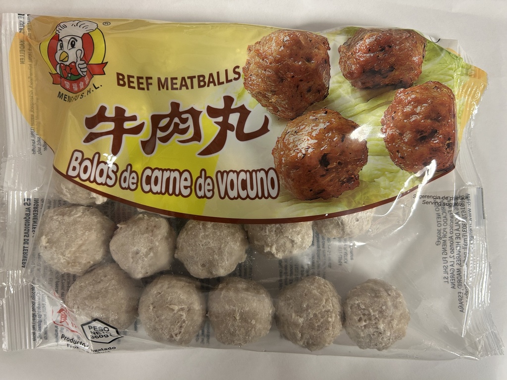 ALBONDIGA VACUNO CONGELADA *MENGFU* 蒙福冻牛肉丸 360g/16