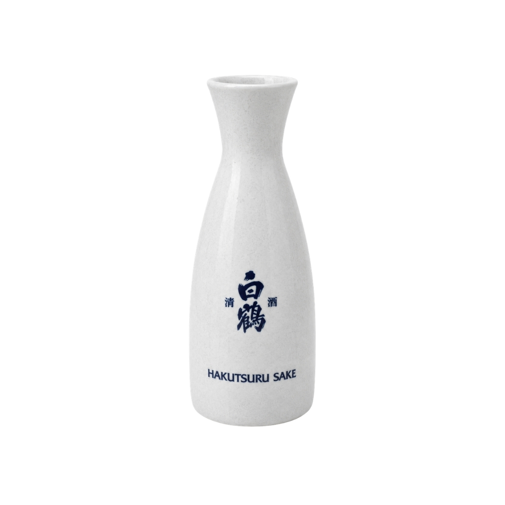 [700017] BOTELLA DE PORCELANA *HAKUTSURU* 白鹤陶瓷清酒瓶 50u