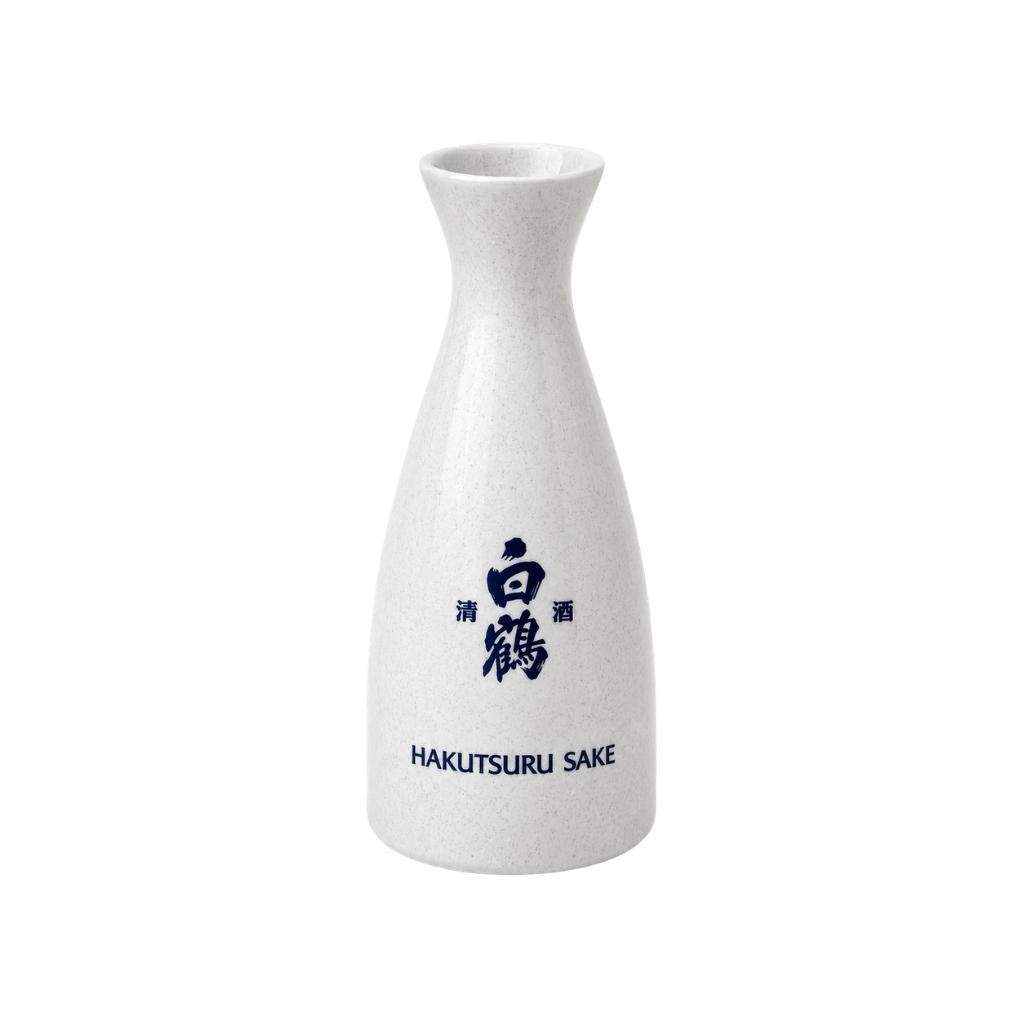 BOTELLA DE PORCELANA *HAKUTSURU* 白鹤陶瓷小清酒瓶 100u