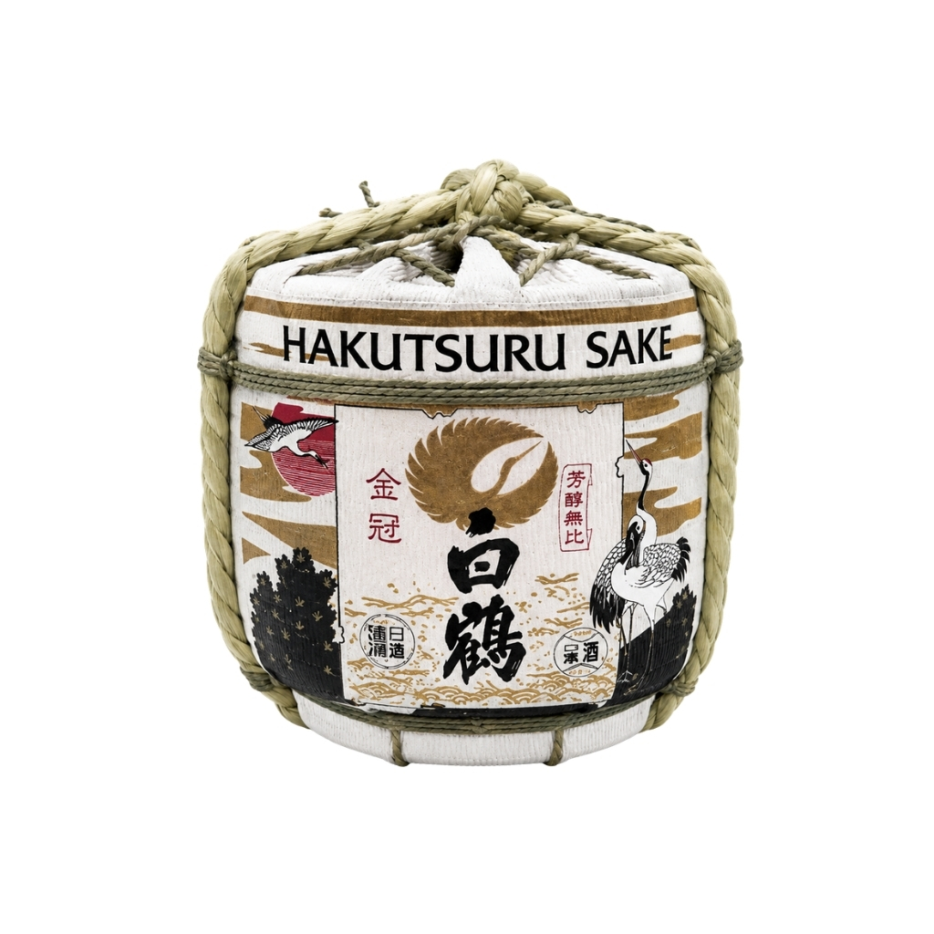 [700010] BARRIL DECORATIVO *HAKUTSURU* 白鹤装饰酒桶 10u