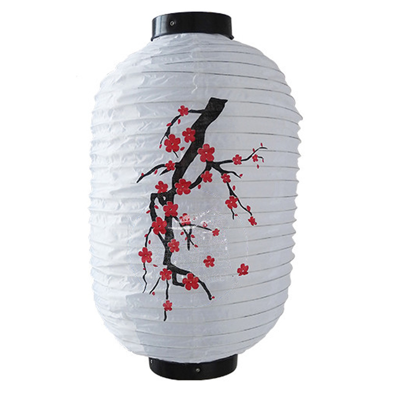 [772679/FJSF01] FAROLILLO BLANCO FLOR CIRUELA 日式白灯笼樱花  /100 (10寸)
