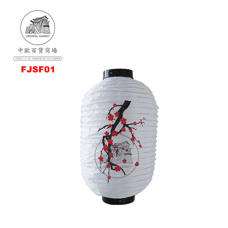 FAROLILLO BLANCO FLOR CIRUELA 日式白灯笼樱花  /100 (10寸)