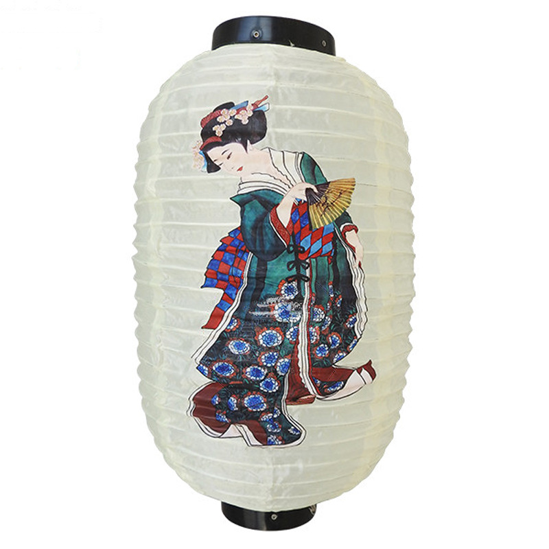 [772688/FJSF10] FAROLILLO BLANCO FIGURA 10寸人像日式白灯笼 /100