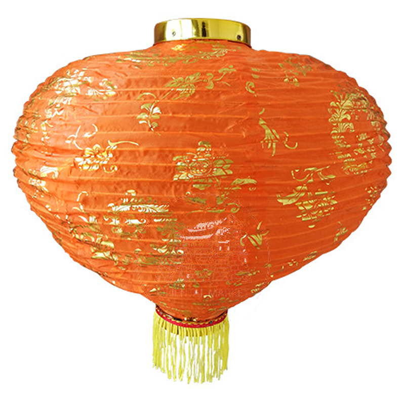 [772705/FJSF27] FAROLILLO NARANJA DIAMANTE 日式橙色灯笼 /200 (钻石款) (18寸)