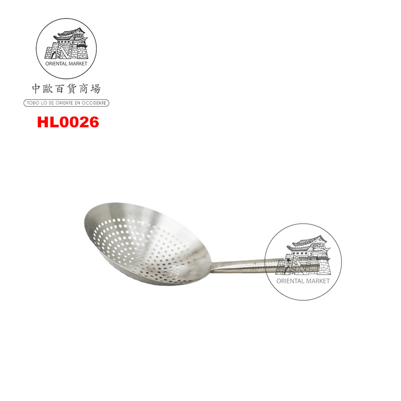 ESCURRIDOR MANGO INOXIDABLE 全钢柄漏壳 (26cm)