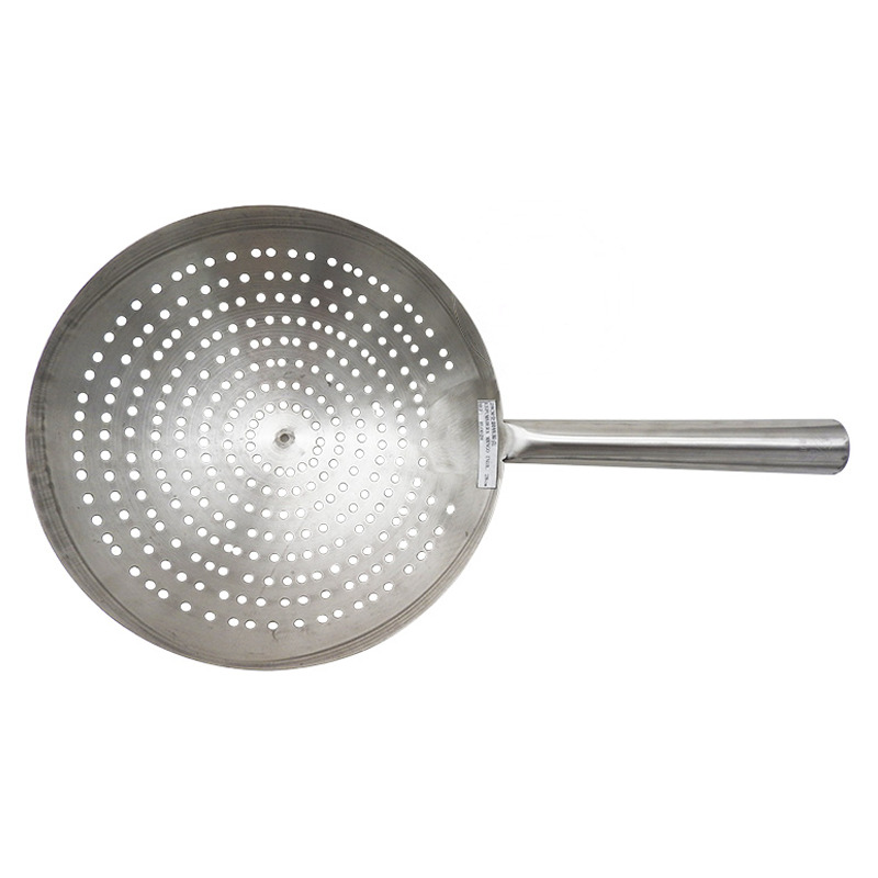[900770/HL0028] ESCURRIDOR MANGO INOXIDABLE 全钢柄漏壳 (28cm)