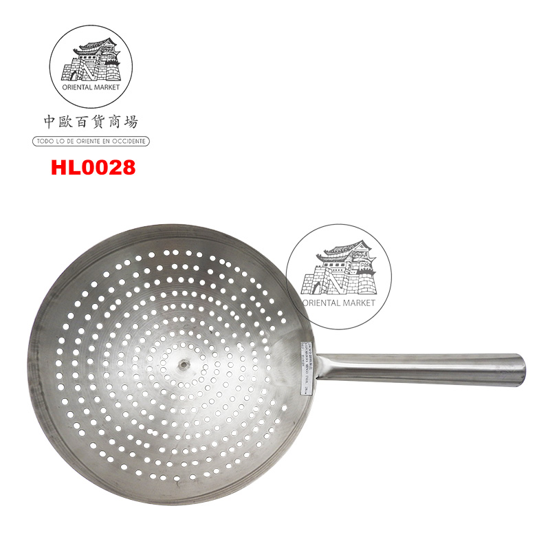 ESCURRIDOR MANGO INOXIDABLE 全钢柄漏壳 (28cm)