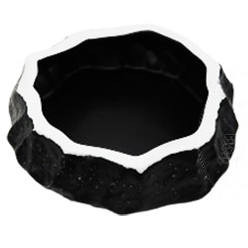[900777/HL1002] BOWL BLANCO MATE *JHM* 亚光白石纹钵 (9寸)