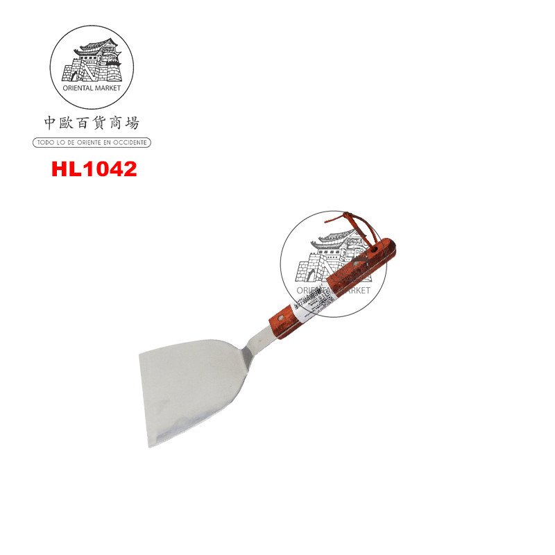 ESPÁTULA MADERA TEPPANYAKI 日本料理铲 (1号) (27.5x12cm)