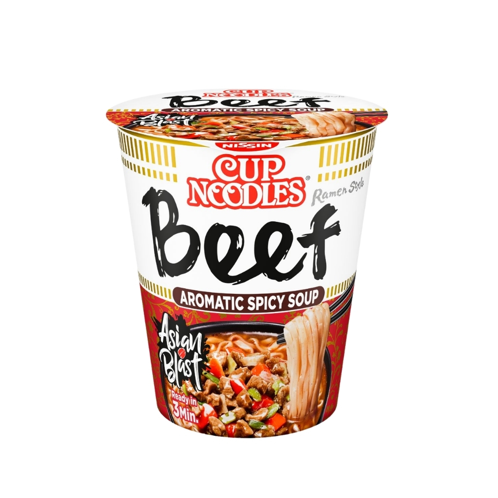 RAMEN CUP TERNERA 5 ESPECIA *NISSIN* 五香牛肉杯面 64g/8