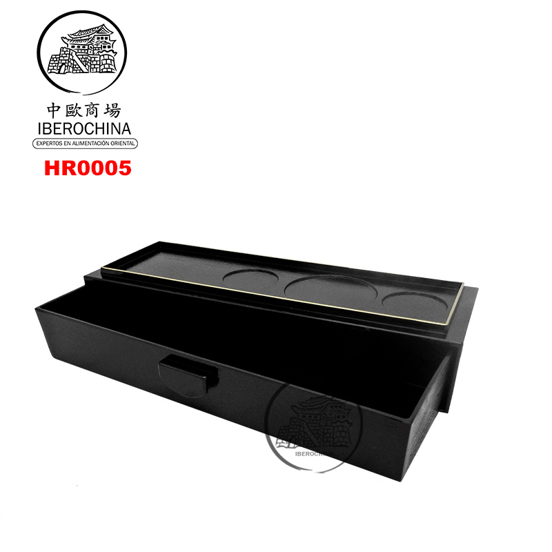 CAJA PARA PALILLOS 黑金筷子盒