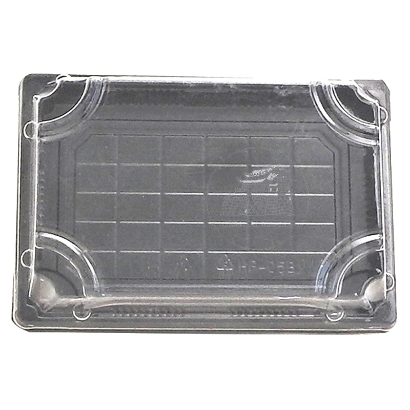 [900351/5E0104] ENVASE SUSHI NEGRO (SZ-1.0) 家乐福黑色(帶盖)寿司盒 (185X128mm)/500