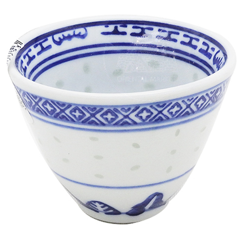 [900864/MTD29B] TAZA TE SIN MANGO AZUL 青龙米通去柄茶杯 12g/24u/288