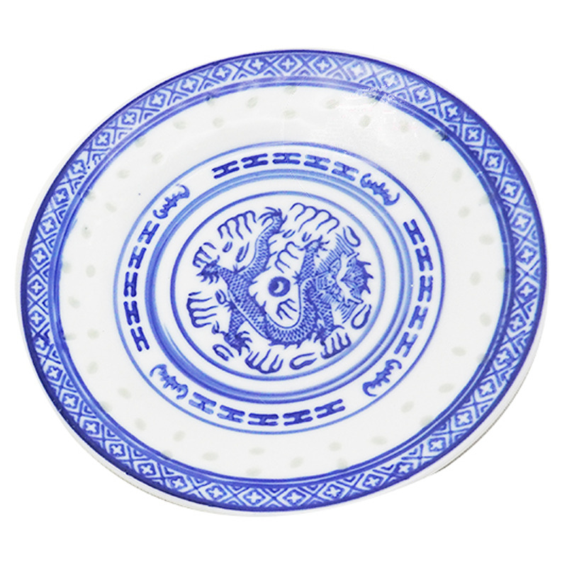 [900855/MTD061] PLATO REDONDO PORCELANA 青龙米通圆盘 15.24cm/144
