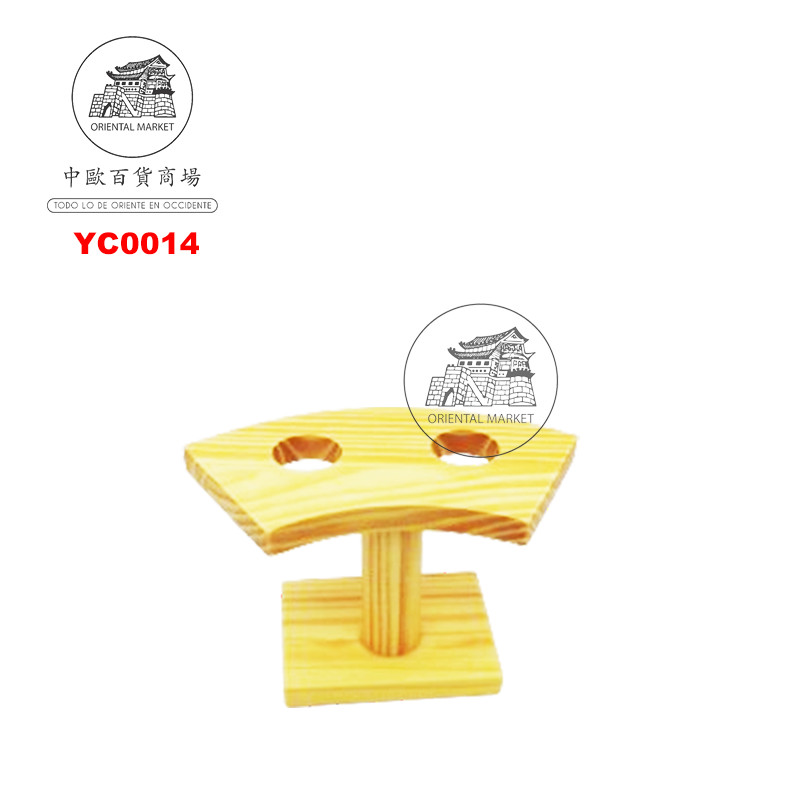 SOPORTE 2 CONOS 竹两孔手卷架