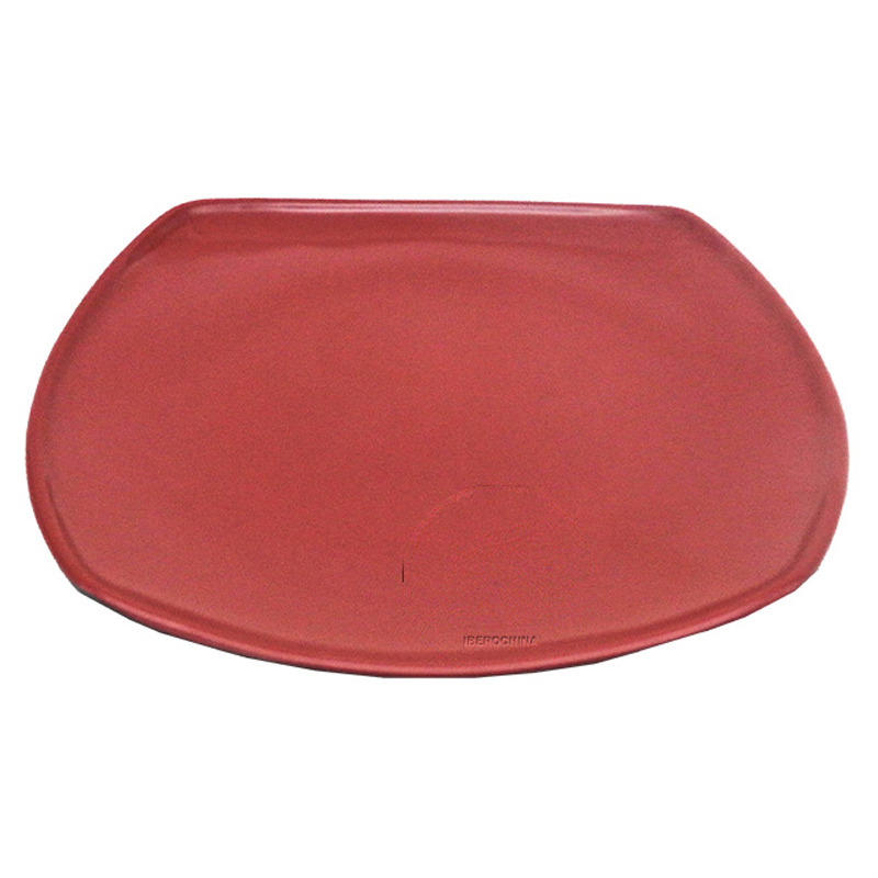 [900708/310063] PLATO RECTANGULAR 塑红黑长方盘 /96 (6x5)