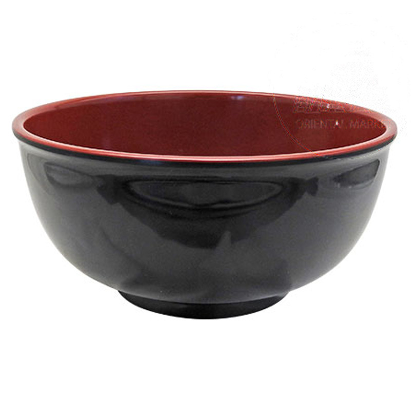 [900630/884079] CUENCO PLASTICO 塑红黑大面碗 /48