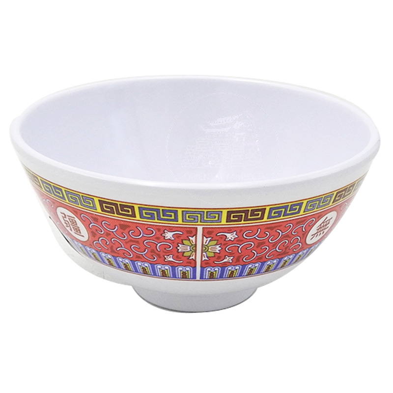 [900659/886049] CUENCO PLASTICO 塑红万寿饭碗 11.5cm/288