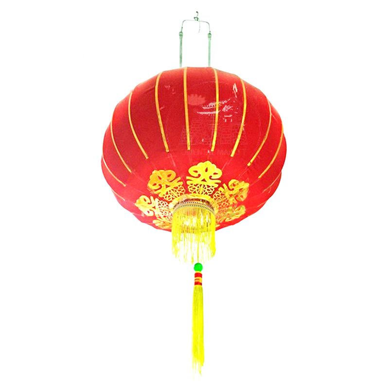 [900418/5L0090] LAMPARA GLOBO *18* (60cm) (单个)红绸灯 /40