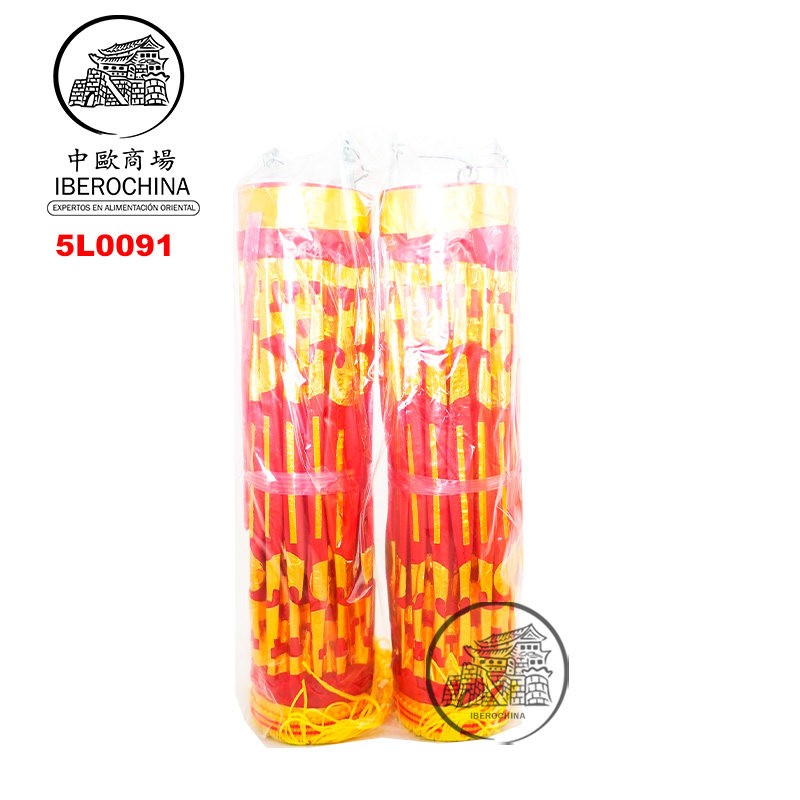 LAMPARA GLOBO *20* (65cm) (单个)红绸灯 /20