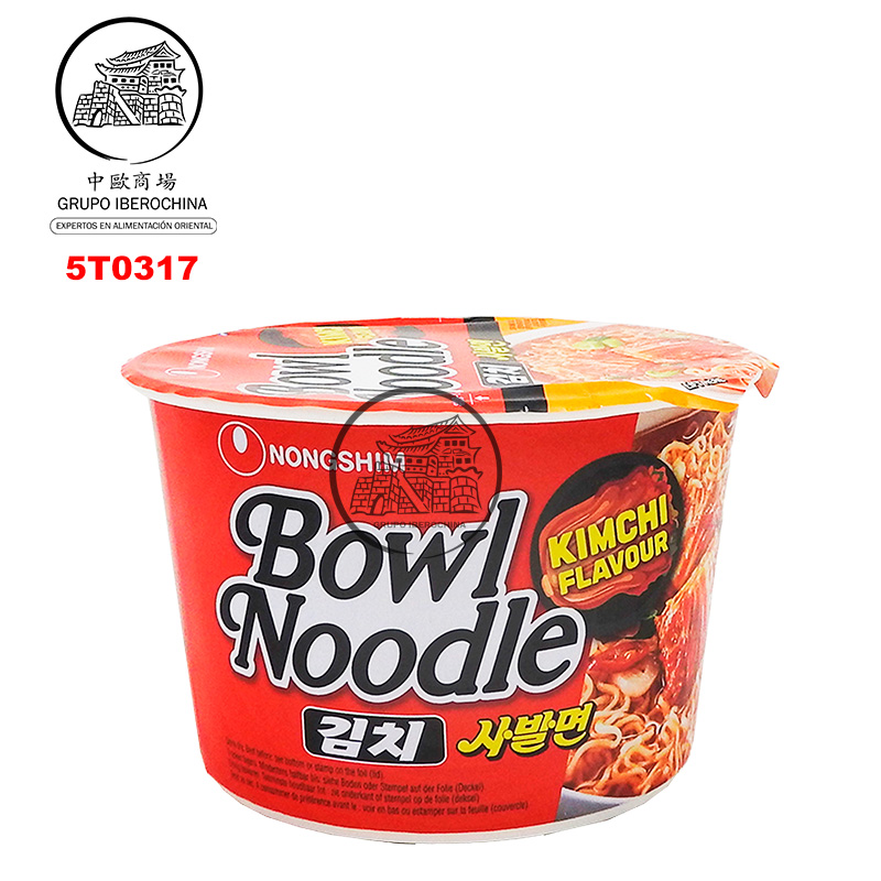 FIDEOS BOWL DE KIMCHI *NONGSHIM* 农心碗装泡菜面 100g/12