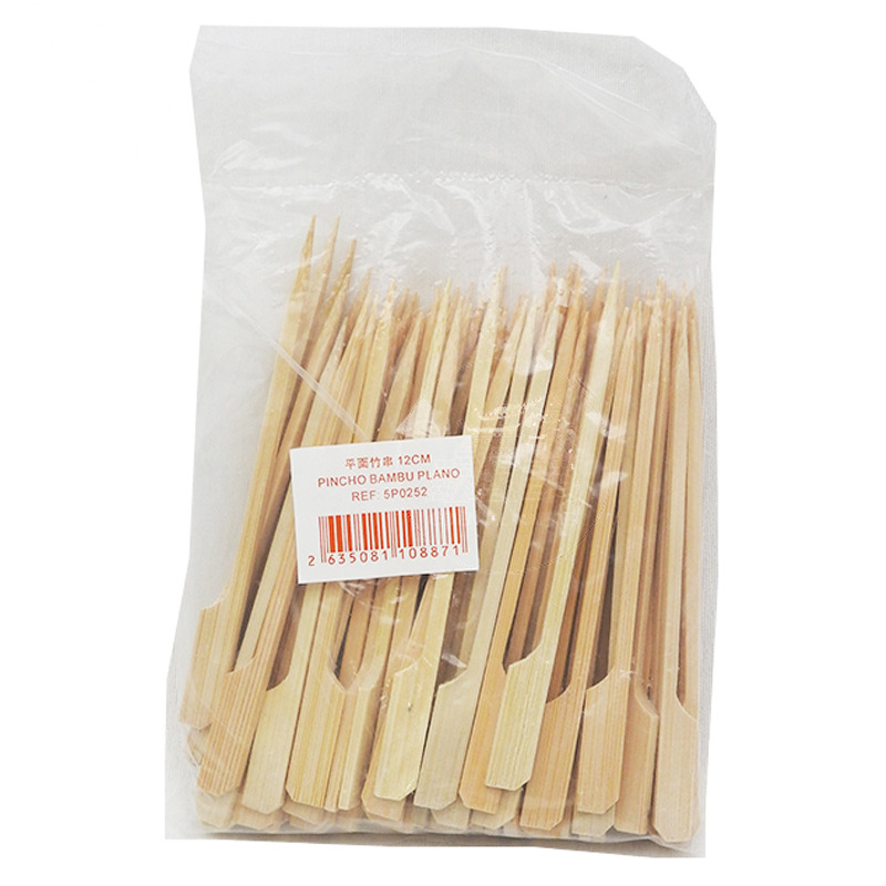 [900473/5P0252] PINCHO BAMBU PLANO 平面竹串 12cm/100u/100