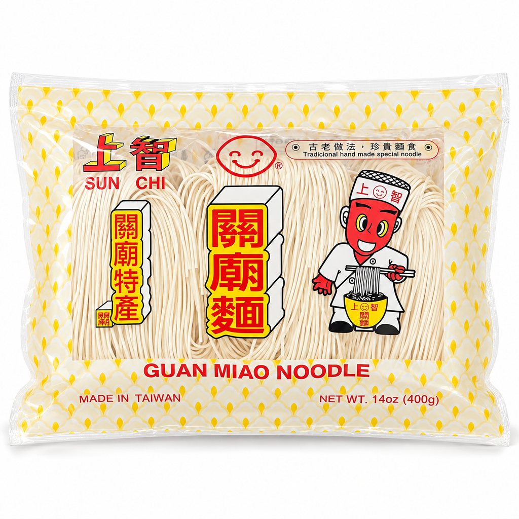 [502816/5T0439] TALLARINES GUANMIAU(彩色袋) 上智关庙面 400g/20