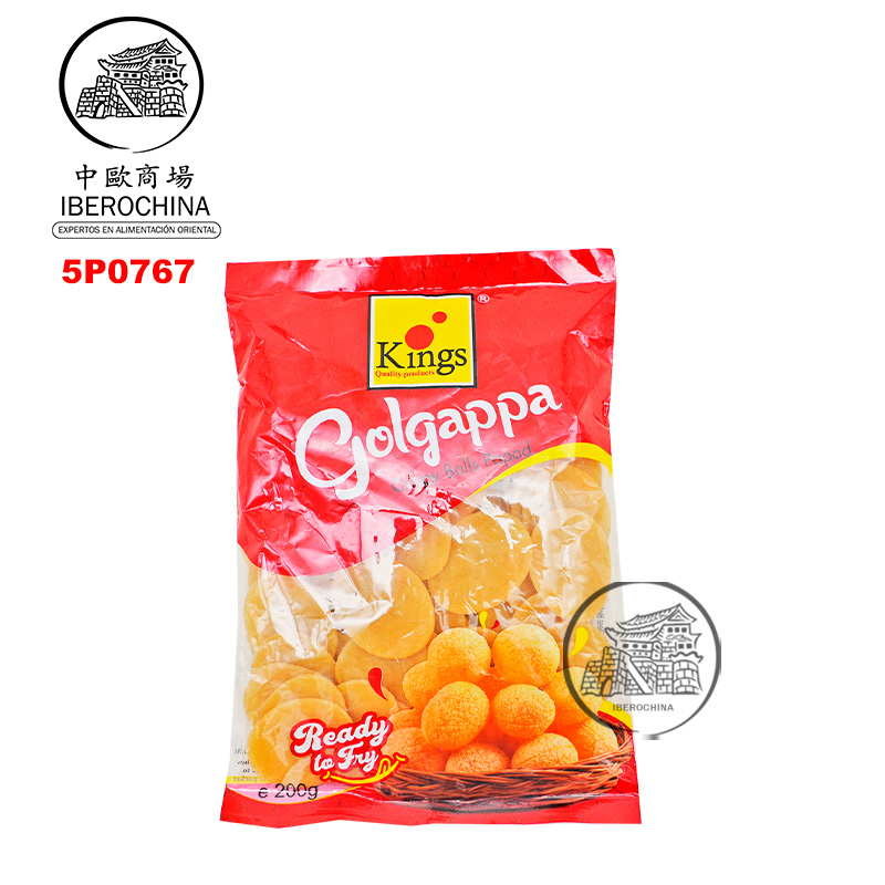 PANI PURI GOLCAP *KINGS* 印度面包 200g/80u/20