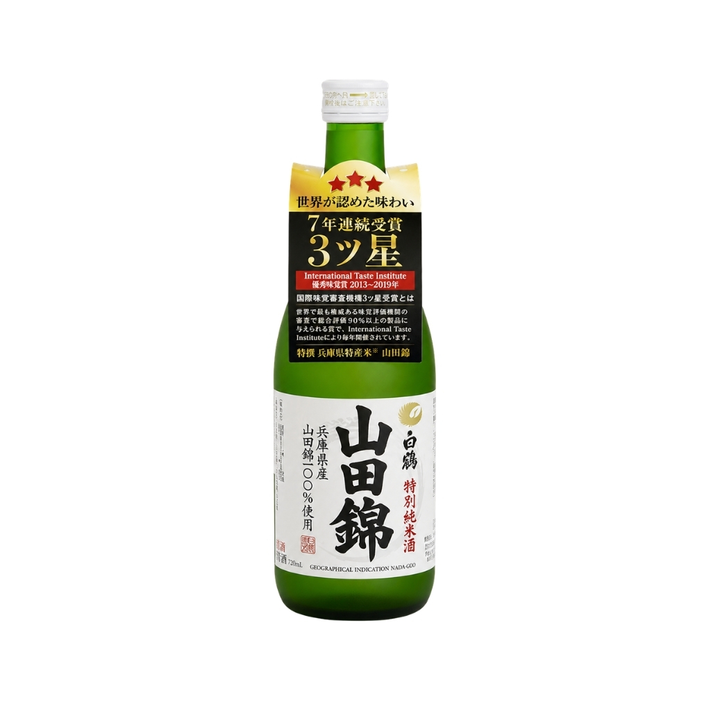 SAKE (14,5%) YAMADANISHIKI *HAKUTSURU* 白鹤山田锦纯米清酒 720ml/6