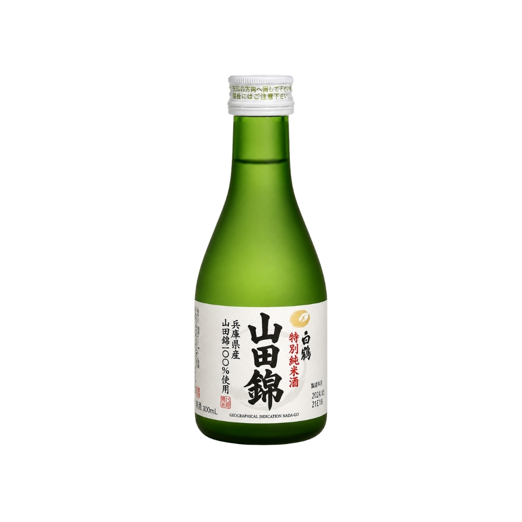 SAKE (14,5%) YAMADANISHIKI *HAKUTSURU* 白鹤山田锦纯米清酒 300ml/12