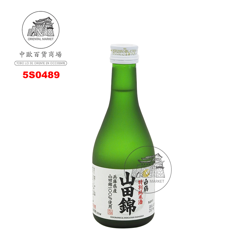 SAKE (14,5%) YAMADANISHIKI *HAKUTSURU* 白鹤山田锦纯米清酒 300ml/12