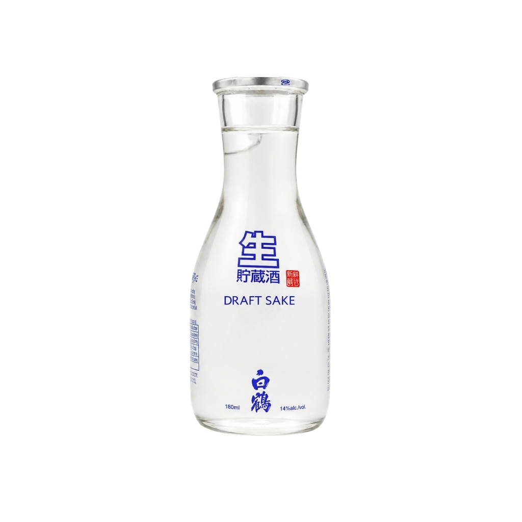 SAKE (14%) NAMACHOZOSHU *HAKUTSURU* 白鹤生储藏清酒 180ml/30