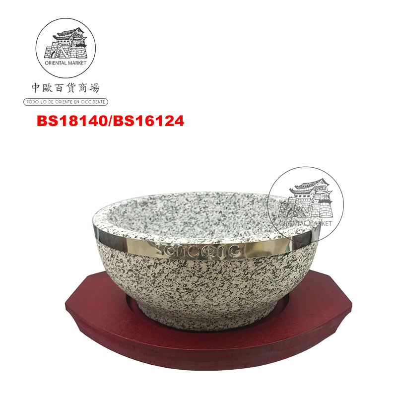 CUENCO DE PIEDRA 韩国精品石碗 18cm/12