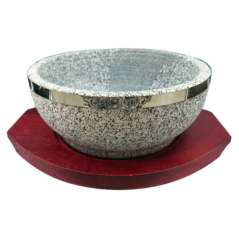 [900741/BS20160] CUENCO DE PIEDRA 韩国精品石碗 20cm/12