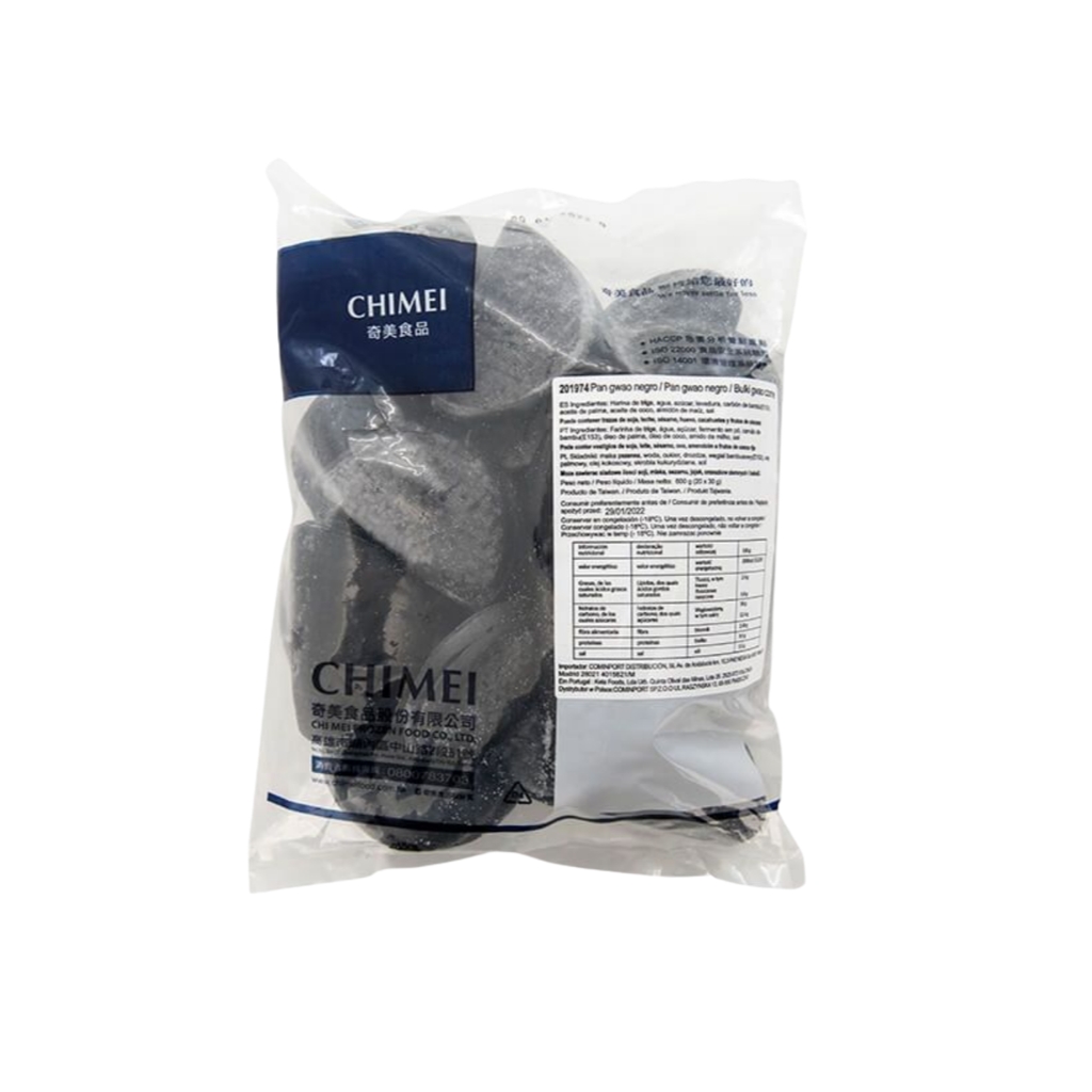 [200640/2P0208] PAN BAO NEGRO CONGELADO *CHIMEI* 奇美冻黑刈包 600g/20u/10