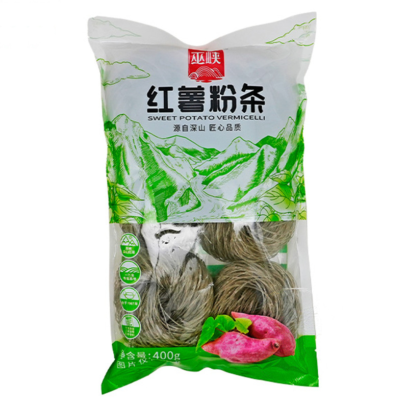 [502016/5F0204] FIDEO DE BONIATO REDONDO *WUXIA* 巫峡牌红薯圈粉条 400g/30