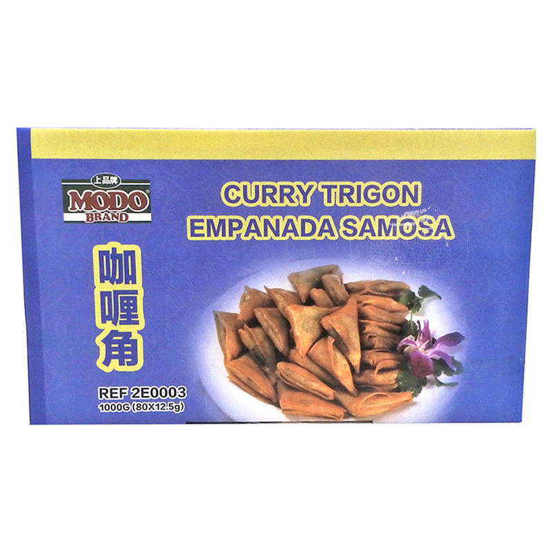 [200522/2E0003] SAMOSA CURRY CONGELADA *MODO* 上品冻咖喱角 1kg/80u/10