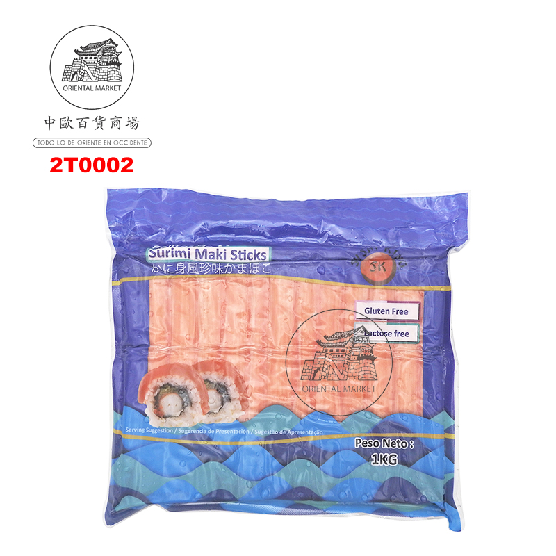 PALITO MAR CONGELADO *SUSHI KING* 寿司王冻蟹肉条 18cm/1kg/10