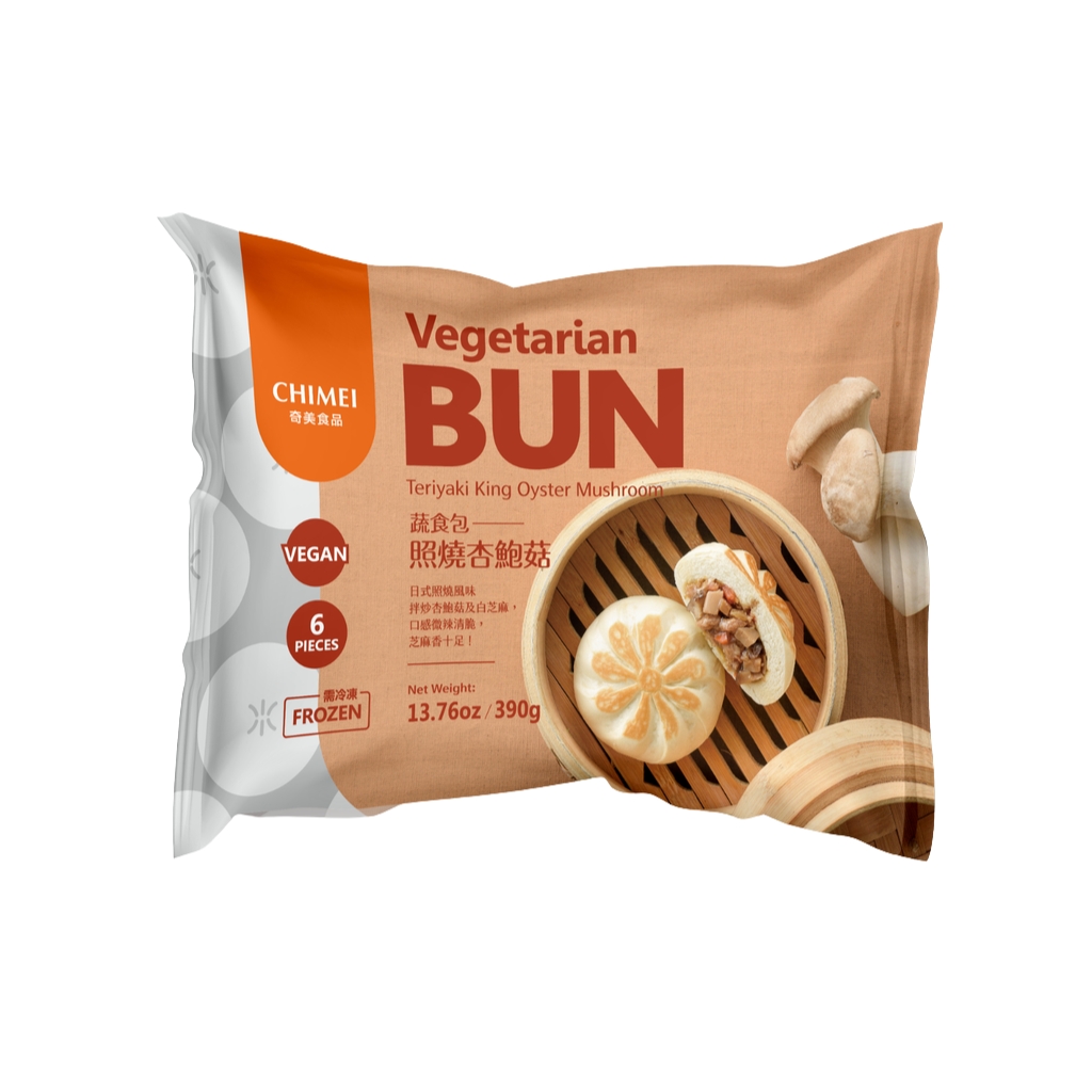 BOLLO TERIYAKI CONGELADO *CHIMEI* 奇美冻照烧香鲍菇包 390g/6u/15