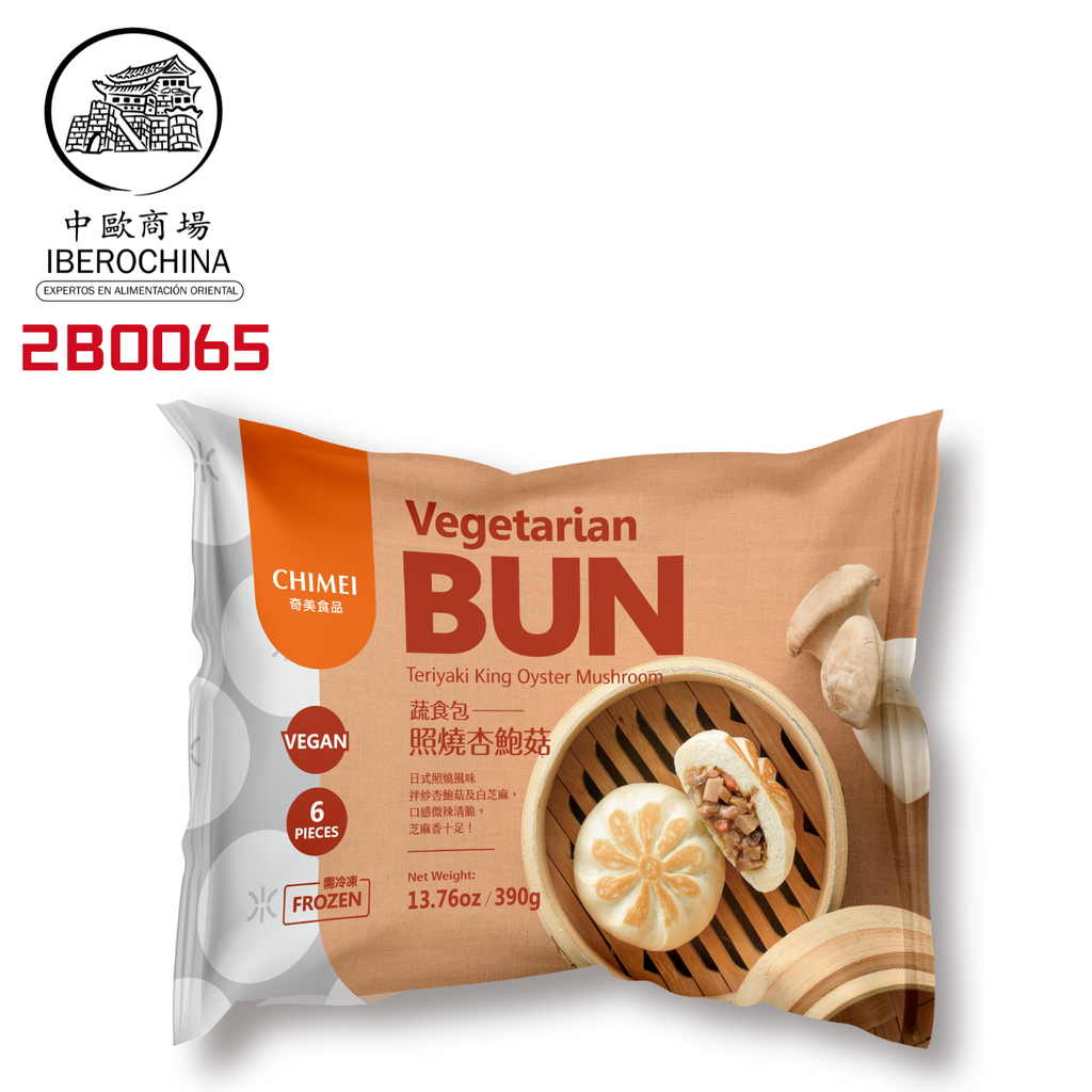 [200467/2B0065] BOLLO TERIYAKI CONGELADO *CHIMEI* 奇美冻照烧香鲍菇包 390g/6u/15