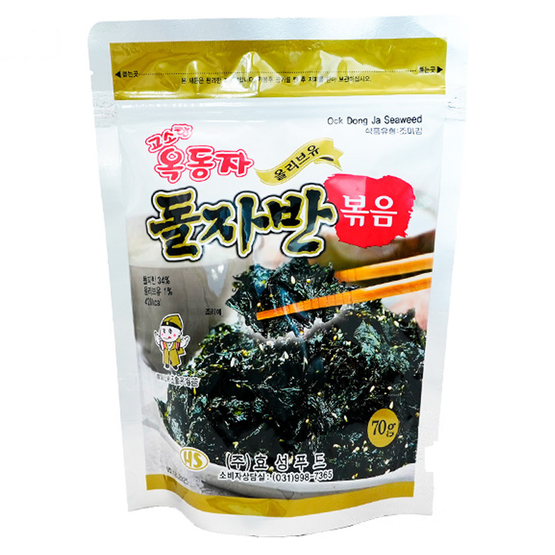 [501508/5A0536] SNACK ALGA COPO ACEITE OLIVA *OCK-DONG-JA* 玉童子橄榄油味海苔碎 70g/20