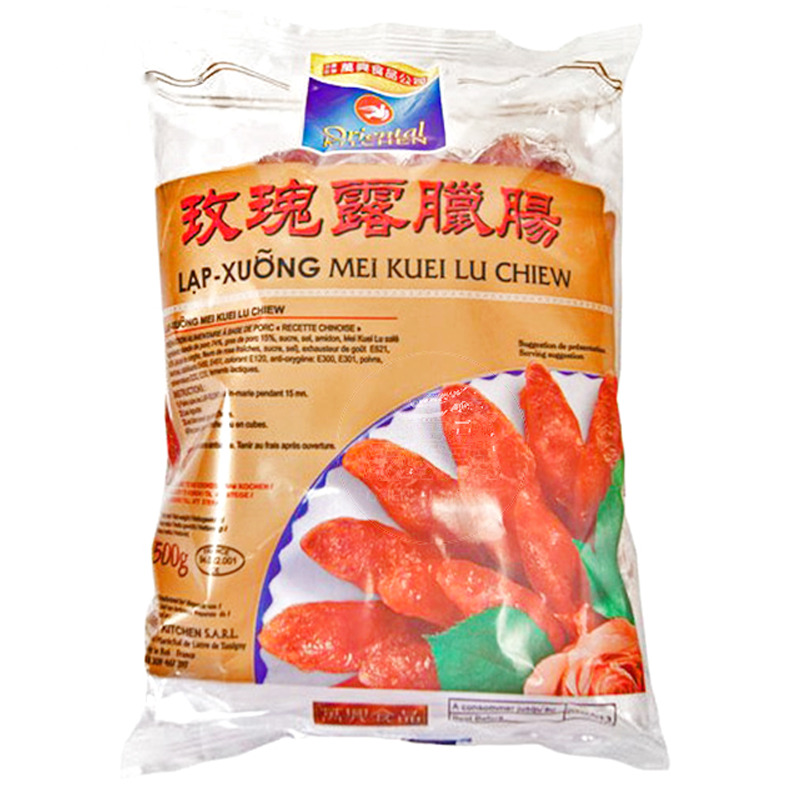 [501394/5S0012] SALCHICHA ROSA *ORIENTAL KITCHEN* 万兴玫瑰露香腸 500g/20