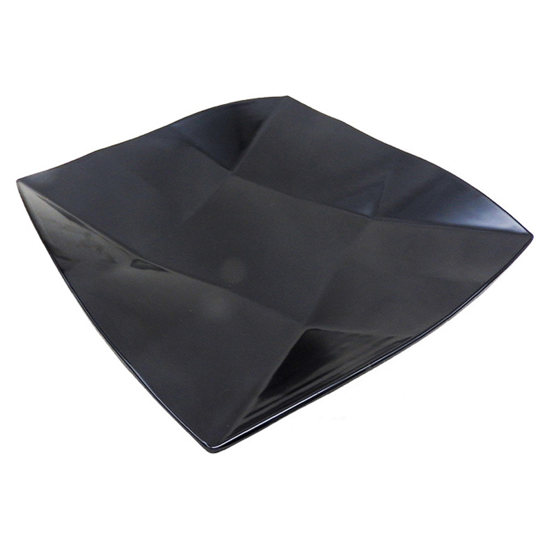 [900901/NG8034] PLATO RECTANGULO *8034*  塑黑色井中皿 34cm/36