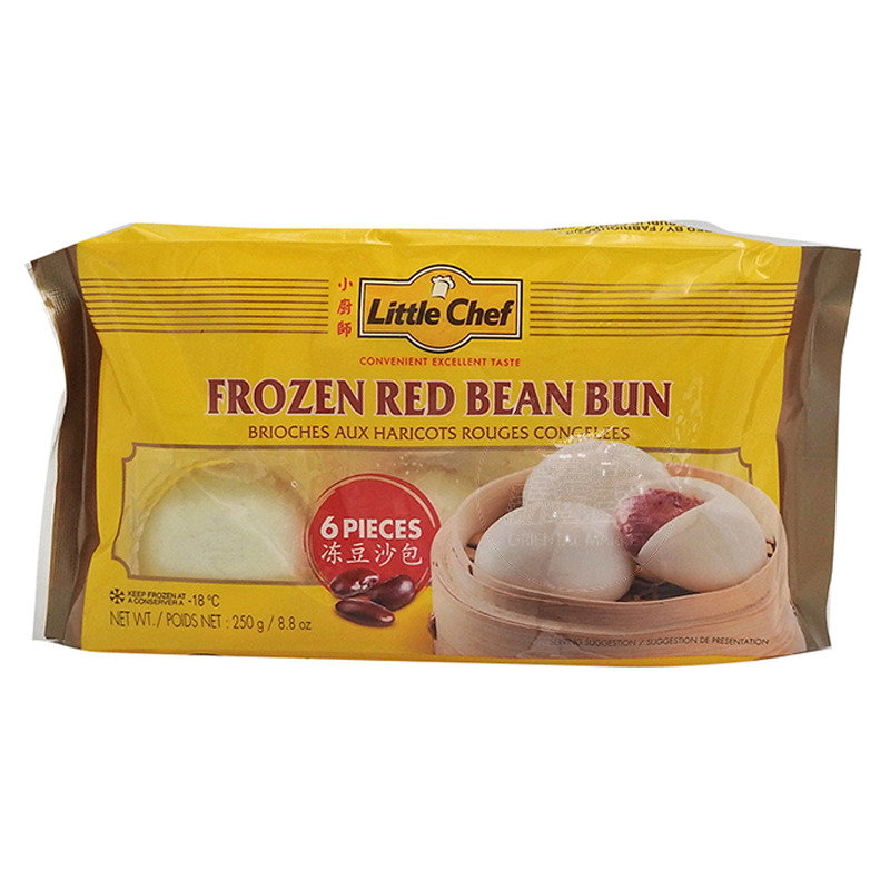 [200594/2P0004] PAN SOJA ROJA CONGELADO *LITTLE CHEF* 小厨师冻豆沙包 250g/24
