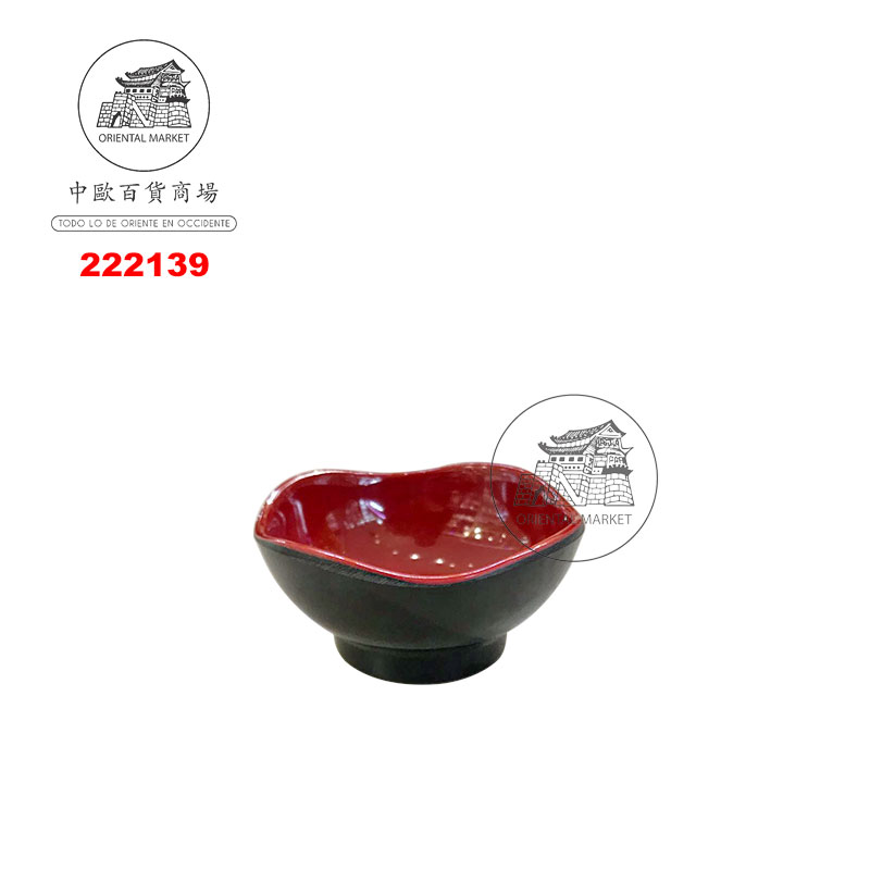 CUENCO LOTUS PLASTICO *9113* 塑雙色蓮花碗 9cm/384