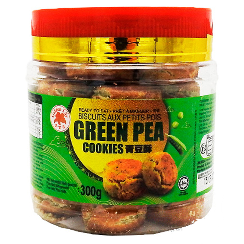 [502095/5G0002] GALLETA JUDIA VERDE *GL* 金百合青豆酥 300g/24