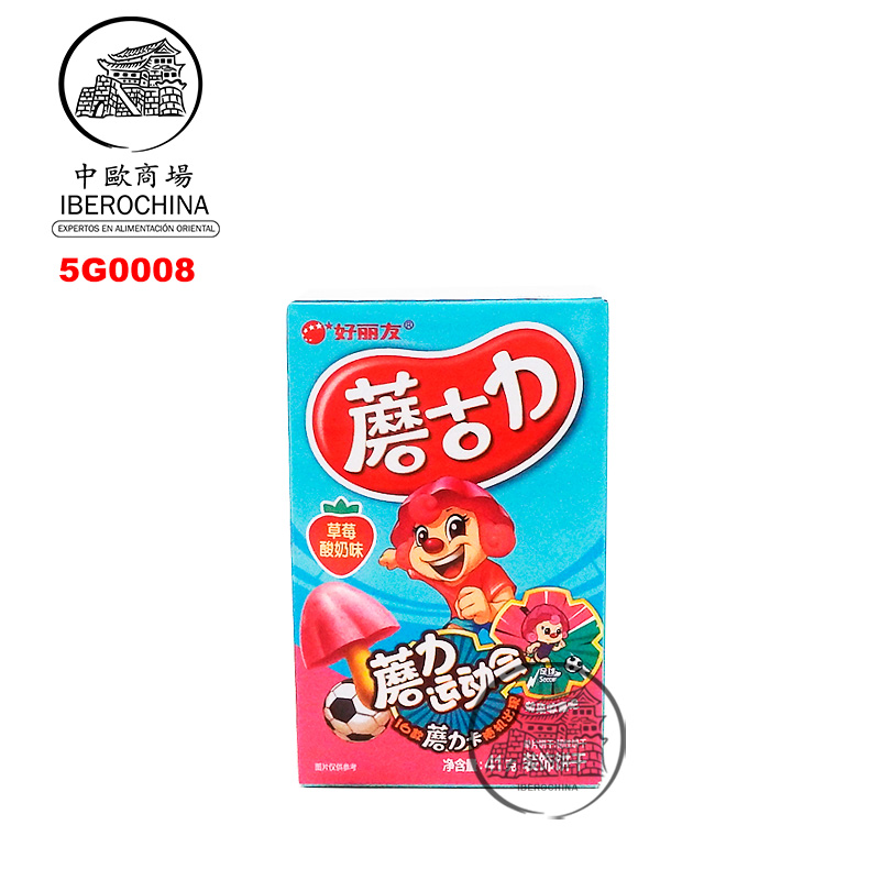 GALLETA FRESA YOGUR *ORION* 好丽友蘑菇力草莓酸奶味 48g/32