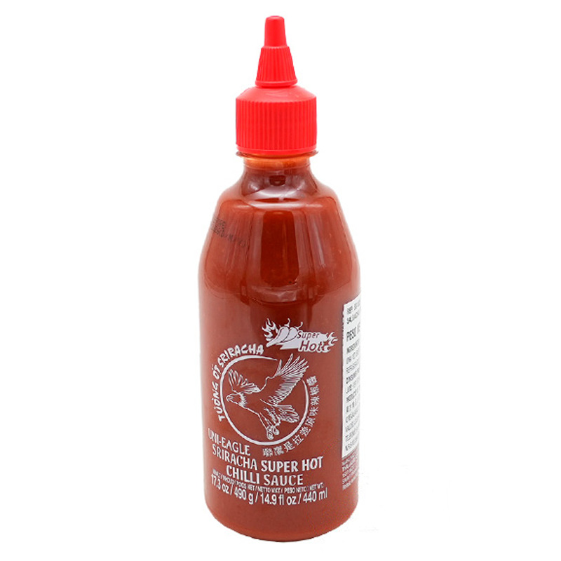 [502635/5S1020] SALSA SRIRACHA SUPER PICANTE *UNI-EAGLE* 联鹰超辣是拉差酱 490g/12