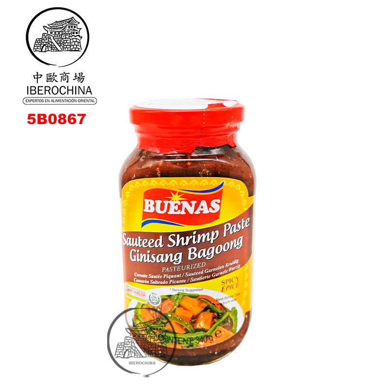 BAGOONG ALAM.GUISADO PIC *BUENAS* 菲律宾熟辣虾酱340g/24