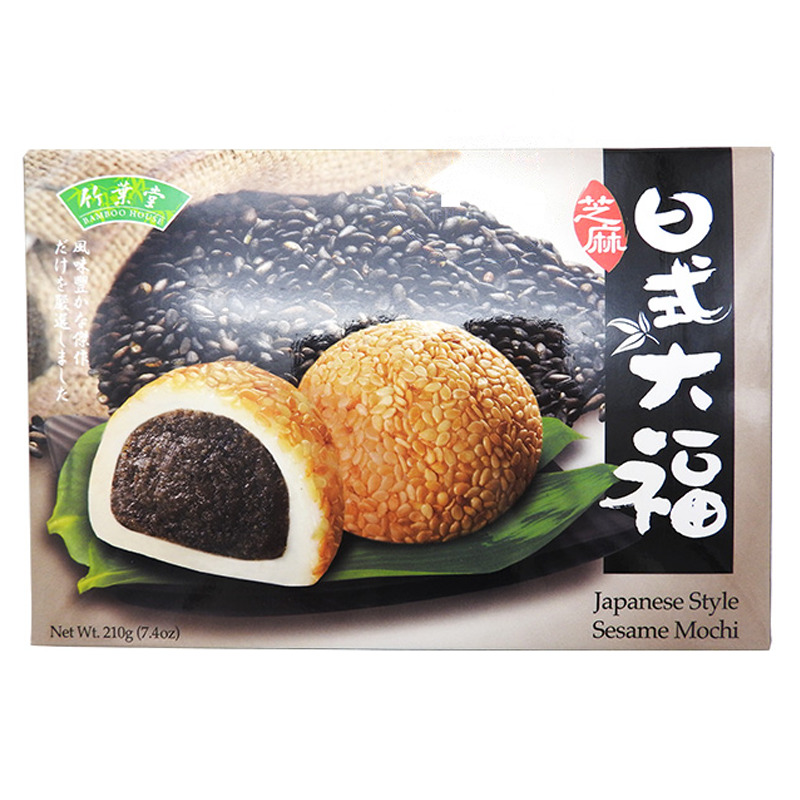 [502249/5P0557] MOCHI SESAMO *BAMBOO HOUSE* 竹叶堂芝麻大福 210g/24